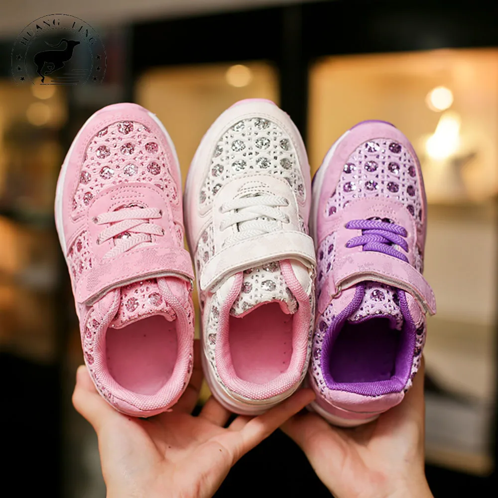 HungLing Girl Casual Sneaker Shoes Kids Sport Breathable Flats Runing Sneakers for Running | Детская одежда и обувь