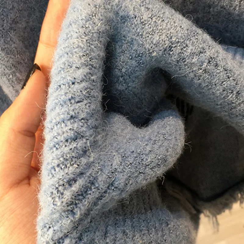 Loose Sweater Women Autumn Winter 2018 New Korean Version Large Size Casual Color Matching Student Tide X285 | Женская одежда