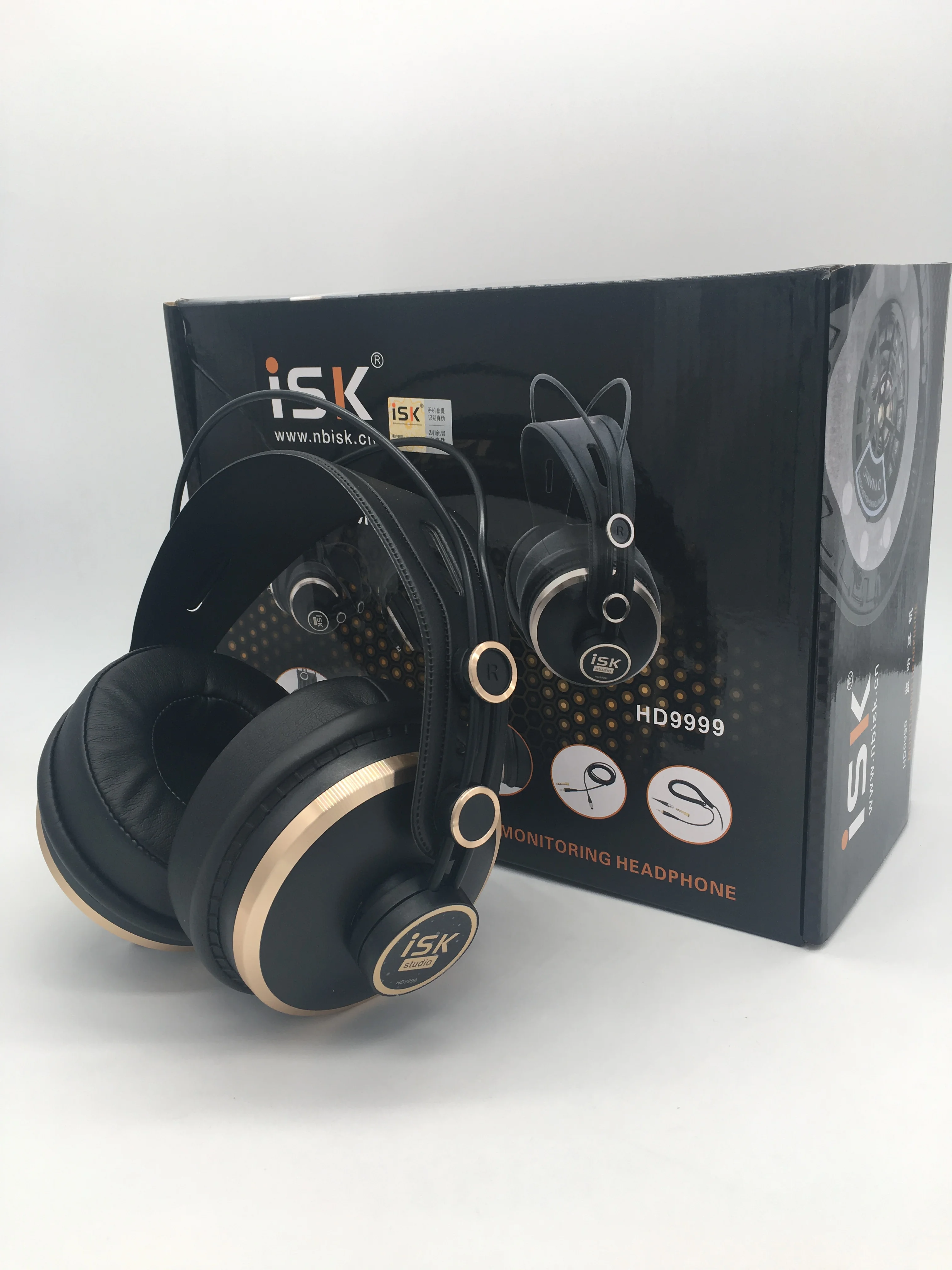 Оригинальные наушники мониторы ISK HD9999 HD полностью закрытые для мониторинга