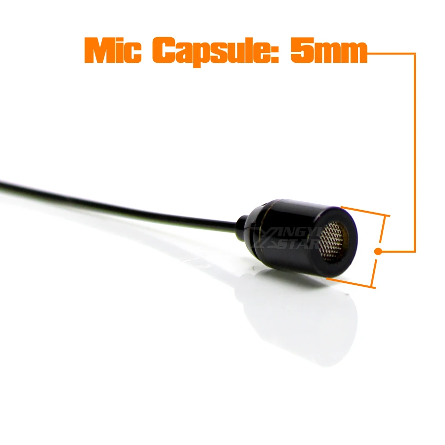 10PCS Mini XLR 4 Pin TA4F Single Earhook Mic Headset Microphone For SHURE Wireless Bodypack Transmitter BLX1288 BLX188 BLX14R U1 |