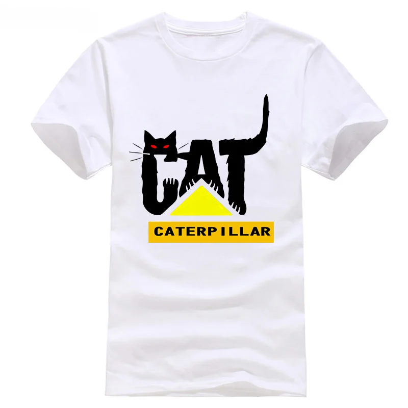 CATERPILLAR CAT забавная футболка с логотипом discout горячие новые модные топ бесплатная