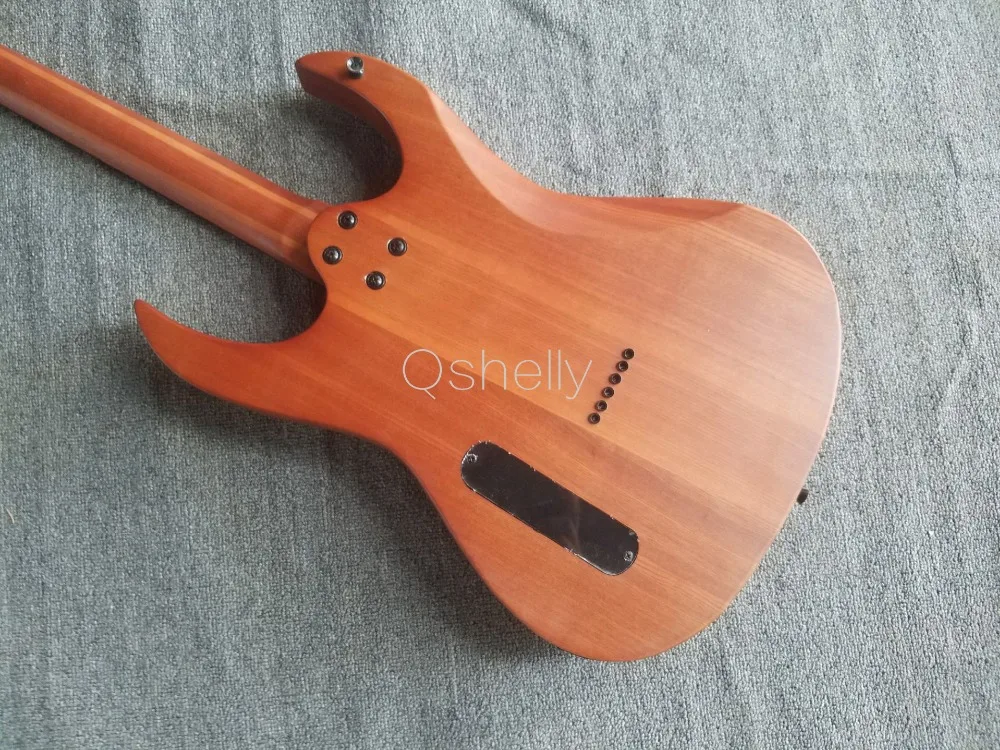 Высшее качество QShelly под заказ Небесно-Голубой пепельный корпус гитарная струна
