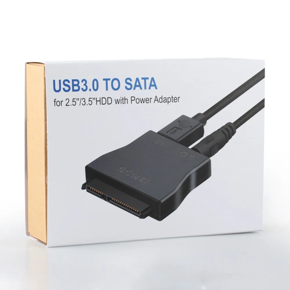 Superspeed USB 3.0 to SATA III Adapter Converter Cable for Universal 2.5/3.5 HDD/SSD Hard Drive Disk and Optical | Компьютеры и офис