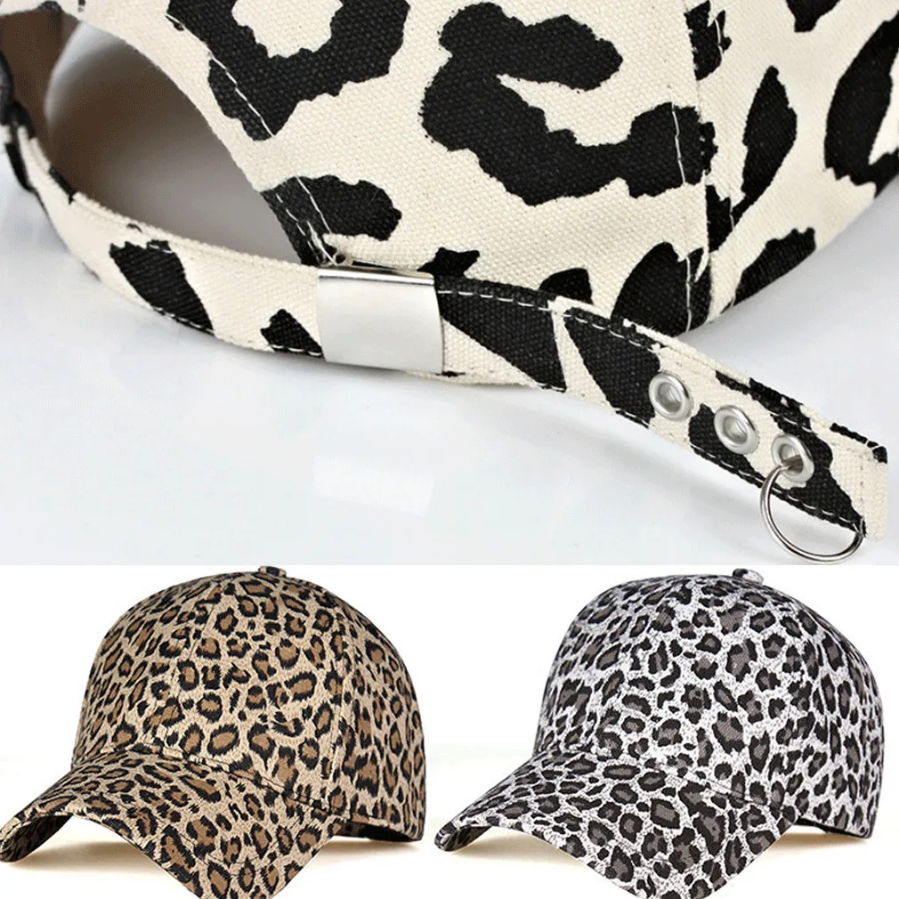 Мужские и женские кепки Snapback, вечерние, танцевальные, уличные, рок бейсболки, Ретро стиль, Леопардовый принт, новинка