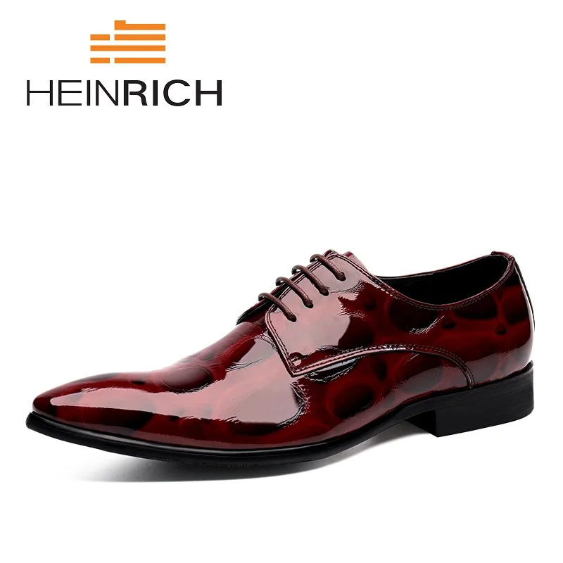 HEINRICH New Arrivals Designer Luxury Brand Derby Shoes For Men Dress Comfortable Leather Durable Office | Обувь