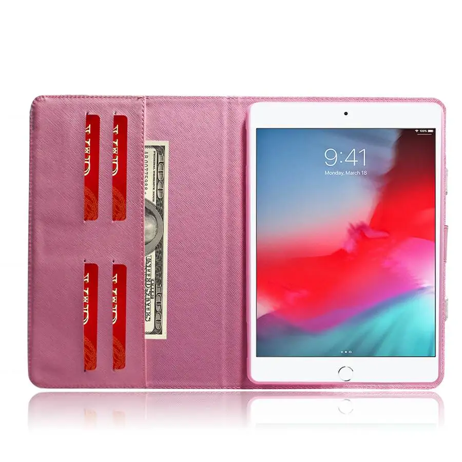 Модный чехол из искусственной кожи с рисунком для iPad Mini 5 Mini5 7 9 дюйма 2019 умный 4 3 2 1