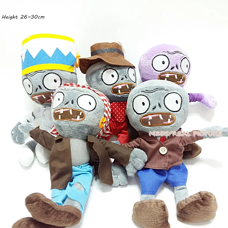 Плюшевые игрушки серии Растения против Зомби мягкие Мультяшные куклы PVZ из ПВХ