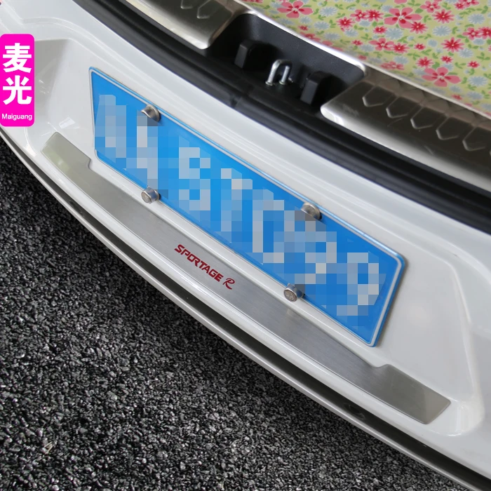 Премиум порога задней двери пластина/бампер protector304 нержавеющая сталь для Sportage R