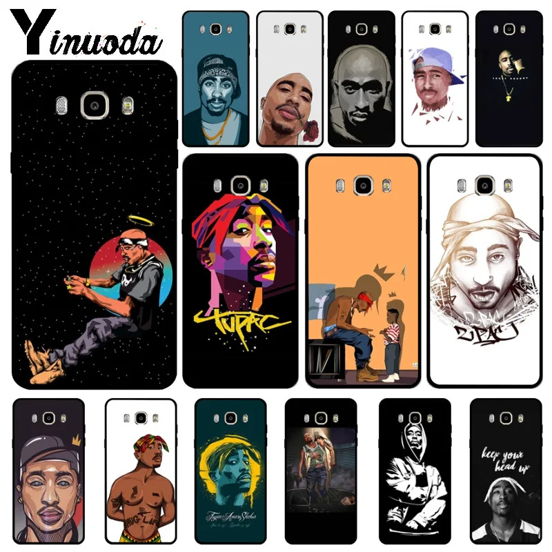 Роскошный модный Чехол для мобильного телефона Yinuoda 2Pac Tupac Amaru Shakur Samsung 2015J1 J5 J7 2016J1