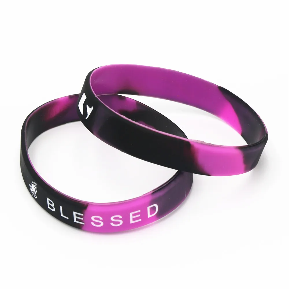 LUKENI 1 шт. Новый благословил Wristband Силикона леггинсы спортивные штаны микс Цвет