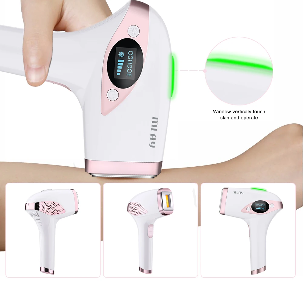 Новинка года! Устройство для удаления волос с лазером Ice Cool IPL, безболезненное устройство для удаления волос IPL, Эпилятор с 300000 вспышками для домашнего использования, лазерная машина