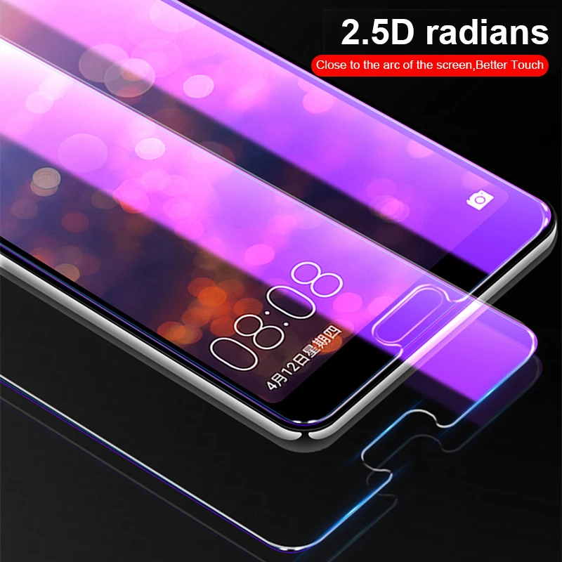 HUKU 2 шт. 9H полное покрытие закаленное стекло для Huawei P20 Pro lite Защита экрана камера
