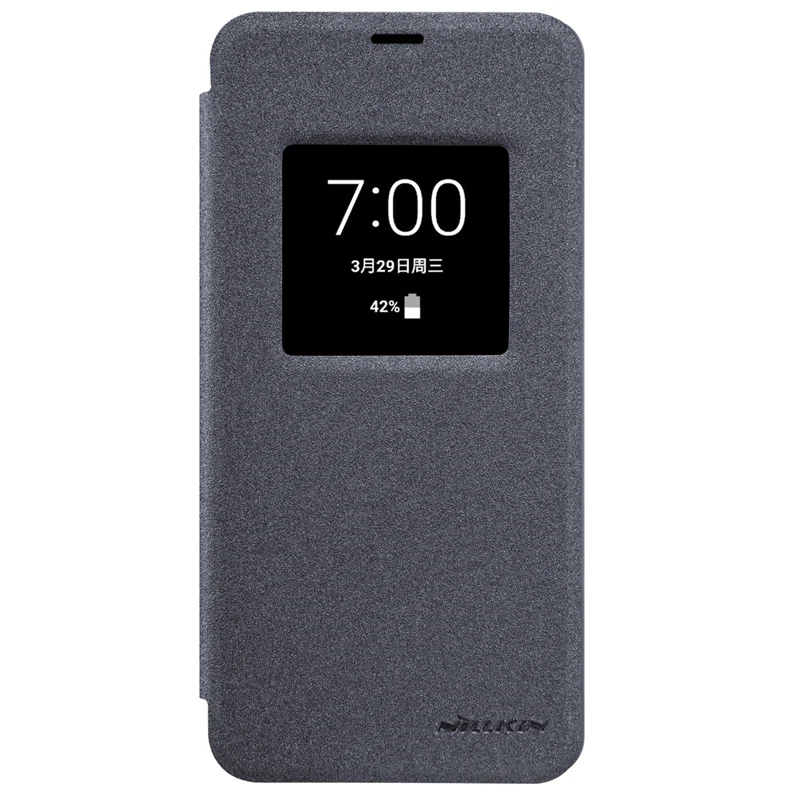 10 шт./лот,, блестящий кожаный чехол NILLKIN для lg g6(5,7 дюйма), флип-чехол из искусственной кожи для lg g6, розничная посылка