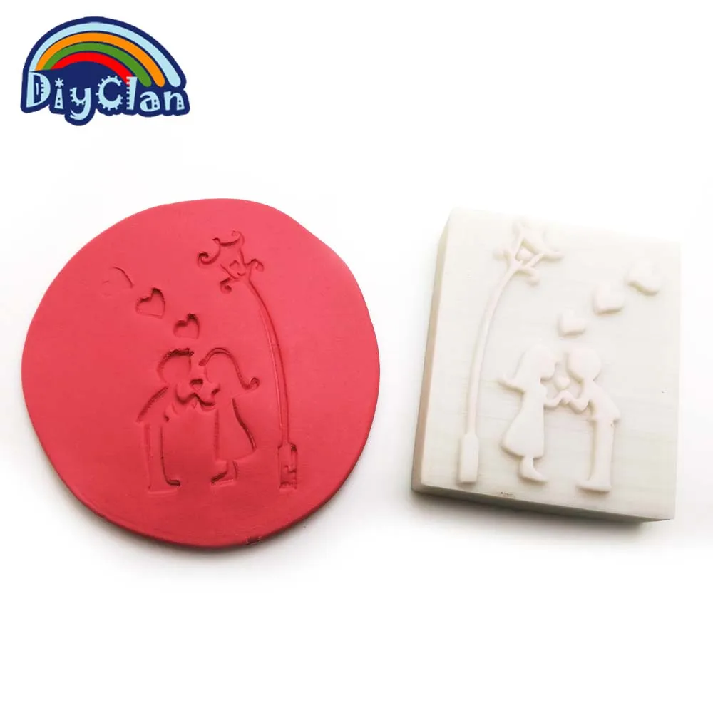 Набор для мыла влюбленных Z0119QL|soap stamp|stamp stampday stamp |