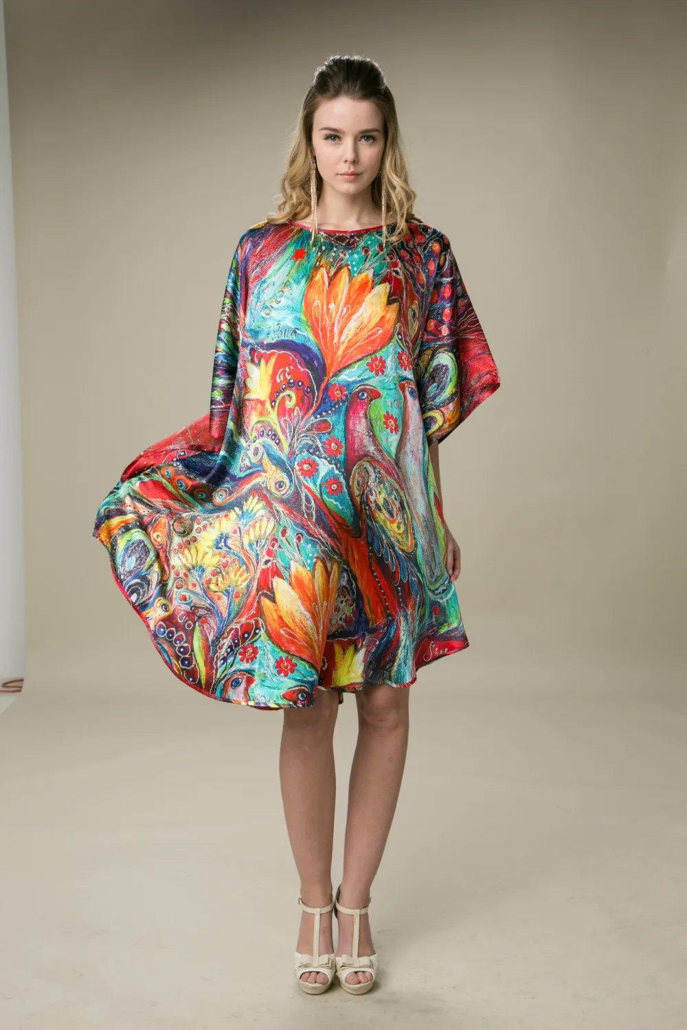 100% шелковое атласное платье женские платья из натурального шелка домашнее