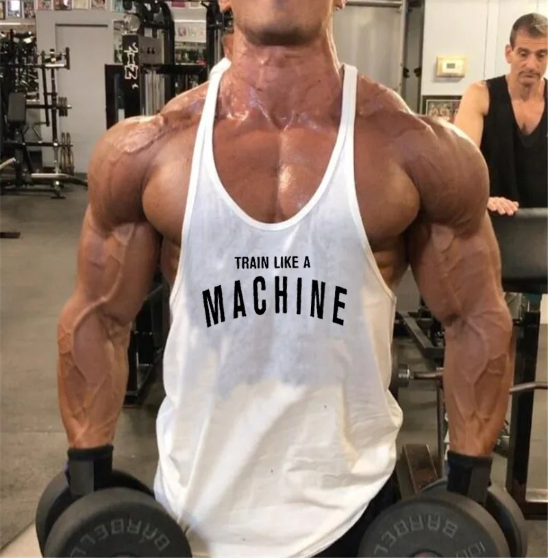 Muscleguys Stringers для мужчин s Tank топики без рукавов рубашки Y back бодибилдинг и фитнес