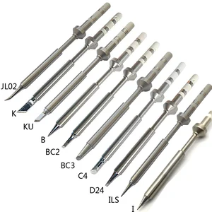 1 шт., наконечники для электрического паяльника TS100, сменные наконечники для различных моделей TS-K KU I D24 BC2 C4 BC3 ILS JL02 B, 10 видов на выбор