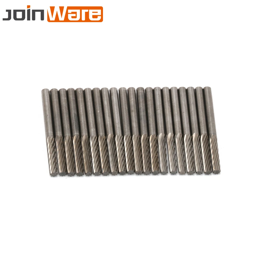 20Pcs 3MM Head Tungsten Steel Carbide Round Ball Shape Cutter Rotary Burr Set Single Line 1/8&quot Shank Tool High Quality | Инструменты