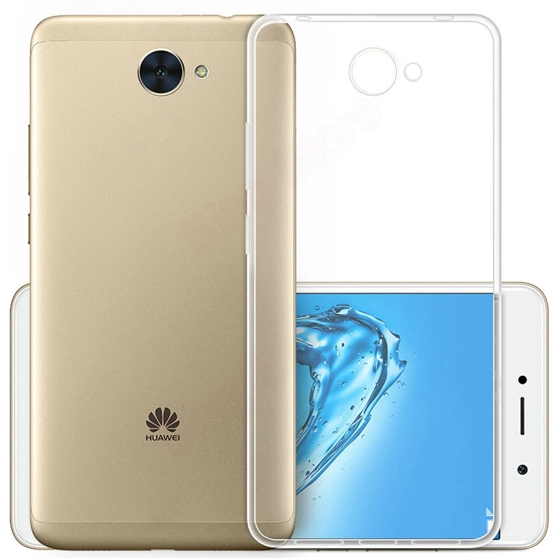 Чехол для телефона huawei Y3-II Y5-II Y625 Y635 Y7 Y9 II Мягкий силиконовый прозрачный чехол из ТПУ s прозрачная задняя крышка