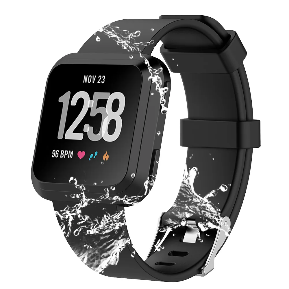 Силиконовый ремешок Laforuta для Fitbit Versa Lite мягкий гибкий браслет женщин и мужчин