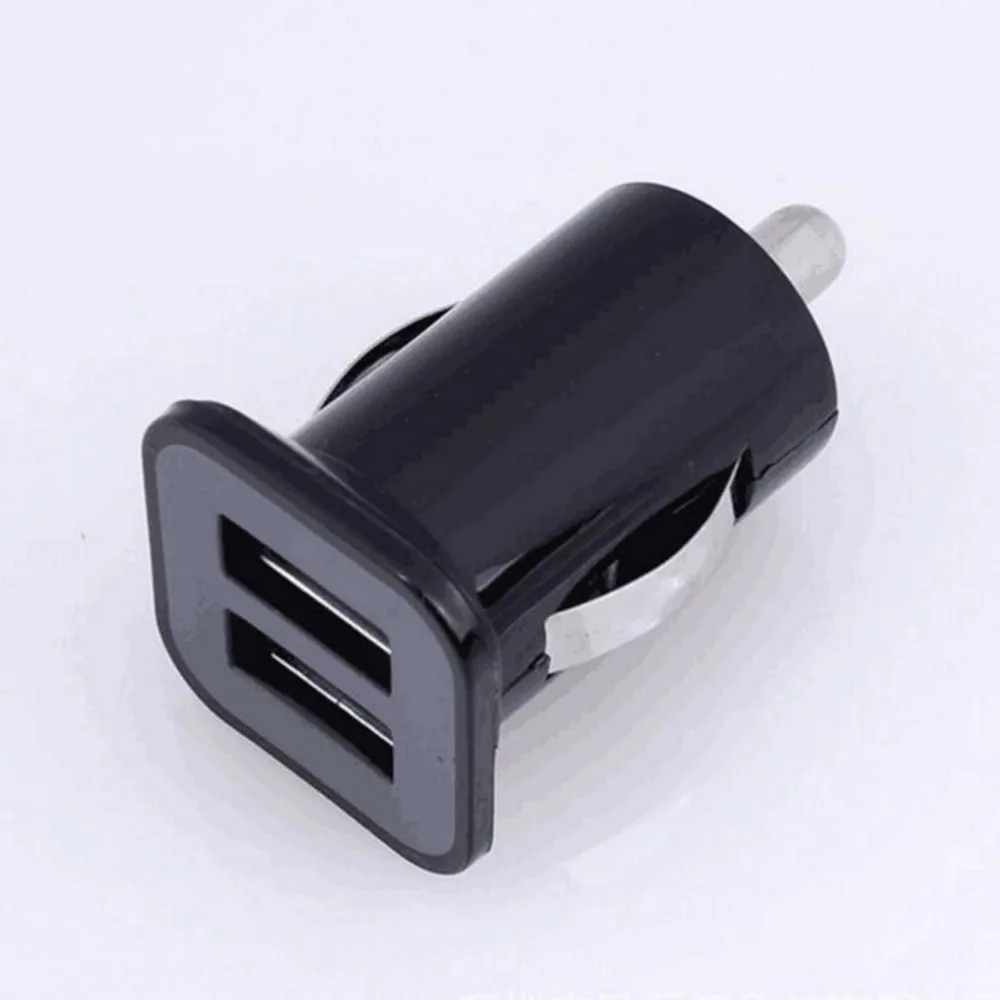 2017 миниатюрное портативное автомобильное зарядное устройство с 2 USB портами для