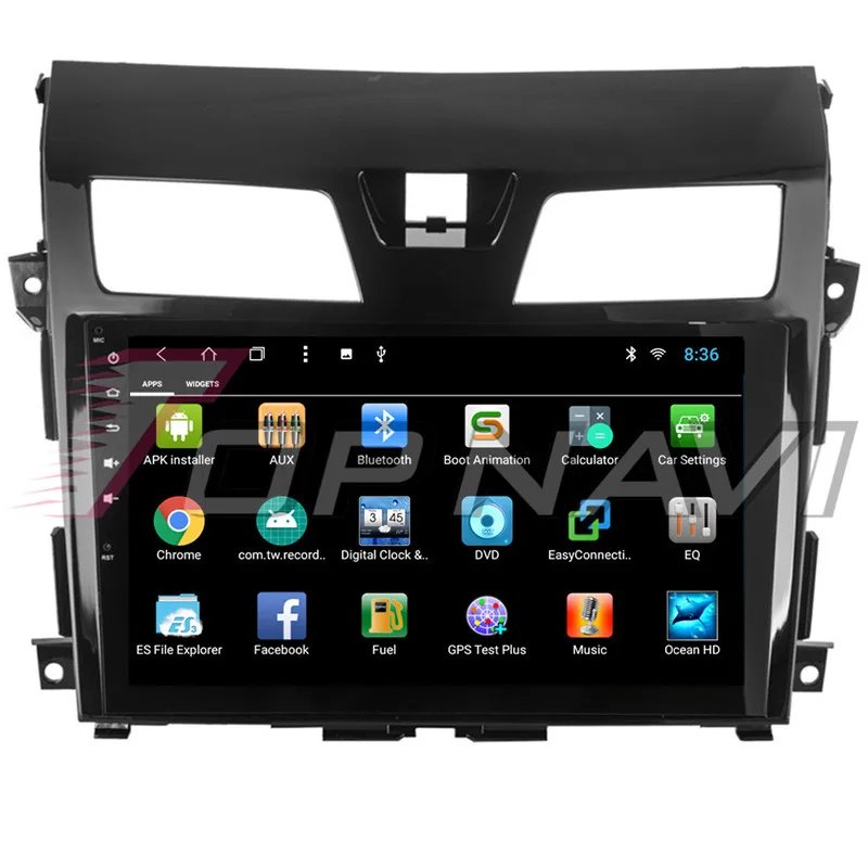 TOPNAVI Android 8 1 Автомобильный GPS навигатор для Nissan Teana 2013 2014 2015 2016 Авторадио