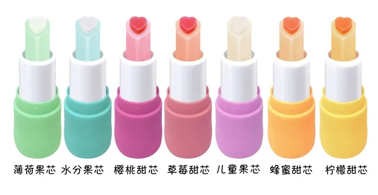 Kawaii Korea Q внутренний бальзам для губ макияжа Увлажняющий Макарон натуральный