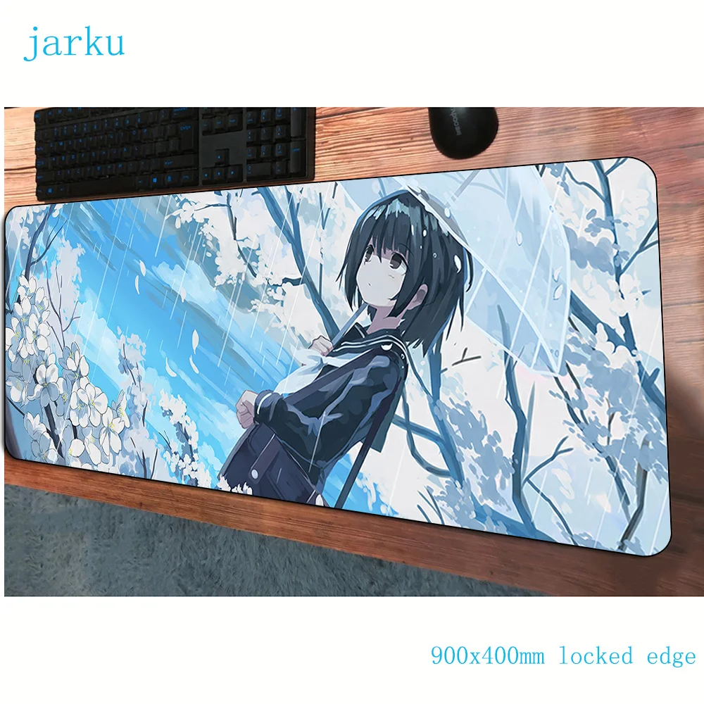 

japanese anime mouse pad ergonomic Computer mat 900x400x2mm gaming mousepad large thick padmouse keyboard games pc gamer desk