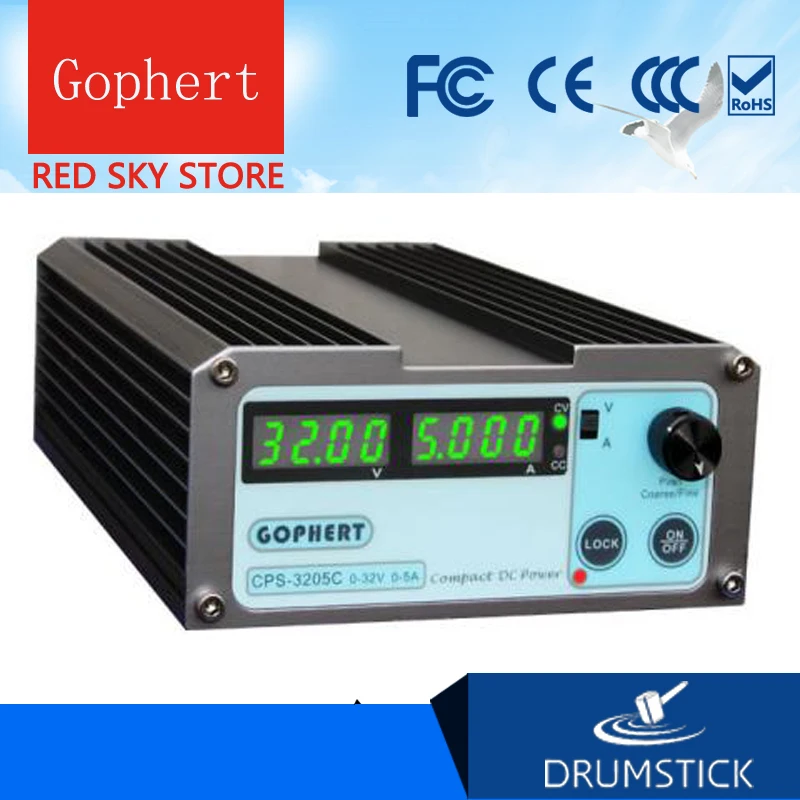 Gophert CPS 3205C блок питания с переключением постоянного Питание один Выход 0 32 в пост 5A