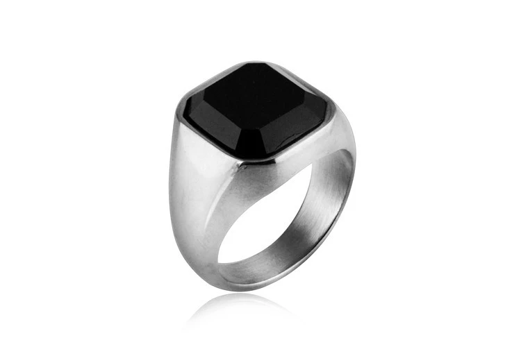 Лидер продаж Цвет Серебряный &amp цвет золотистый кольцо с большим камнем для 316L из