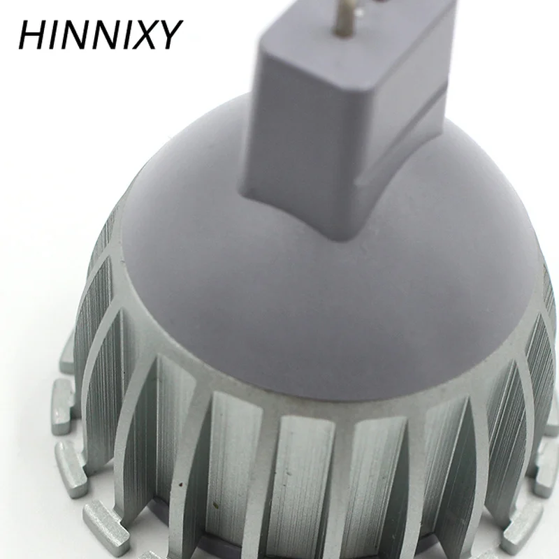 Hinnixy MR16 GU5.3 LED COB лампа 12V 5W алюминиевая чашка прожектор энергосберегающая теплый