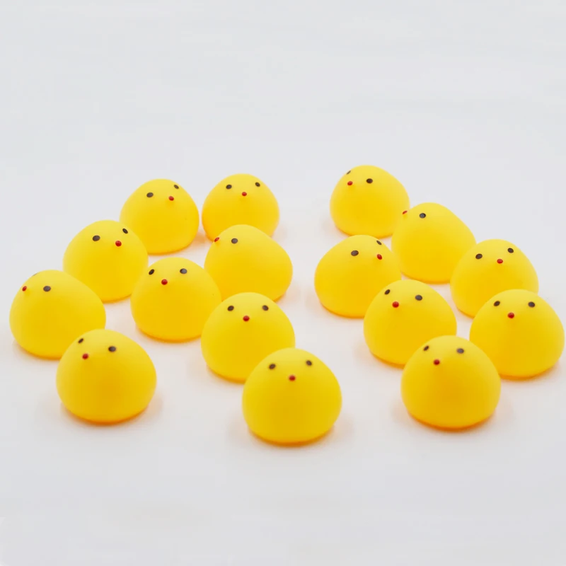 Милые мягкие мини игрушки Mochi Yellow Chicken Squishy Simsimi подарок для детей забавные