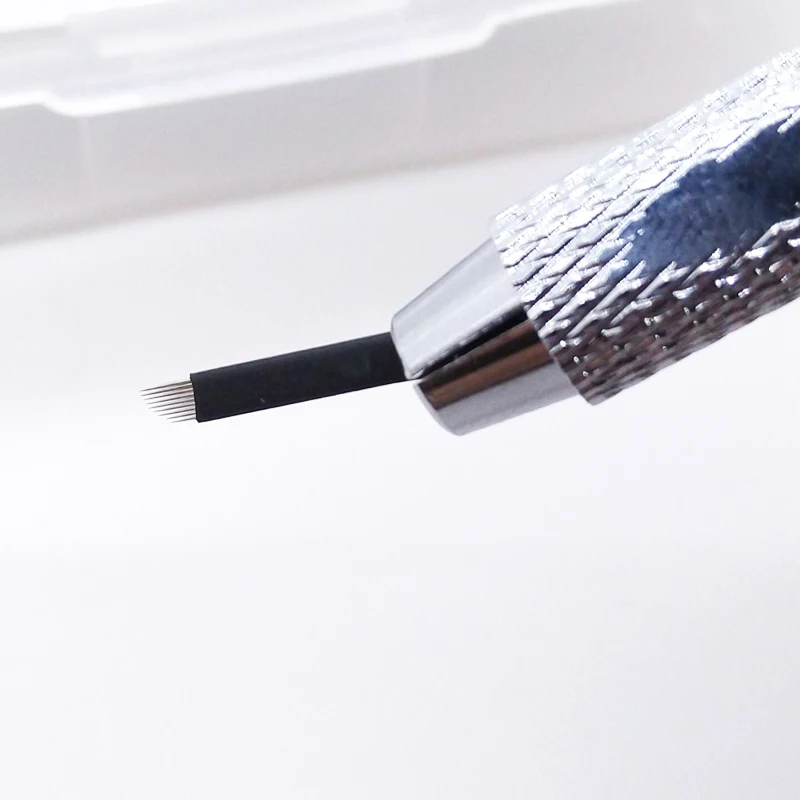 Иглы для плоских татуировок Microblade 9 сверхтонкие лезвия диаметром 0 18 мм