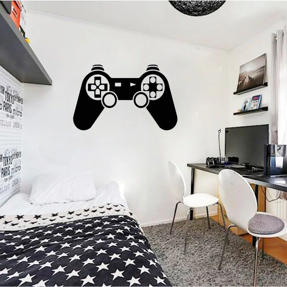 Настенные наклейки для игр PlayStation Art настенные мальчиков декоративная наклейка