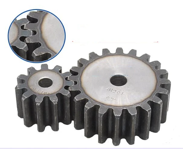 

2.5 mod gear rack 24teeth 60teeth spur gear precision machinery industry 45 steel cnc rack and pinion frequency hardening