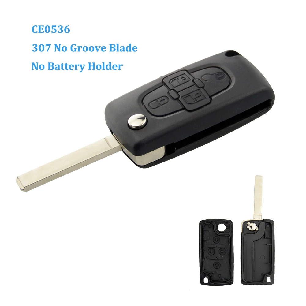 OkeyTech 4 кнопки CE0536 раскладной складной 307/407 лезвие с держателем аккумулятора