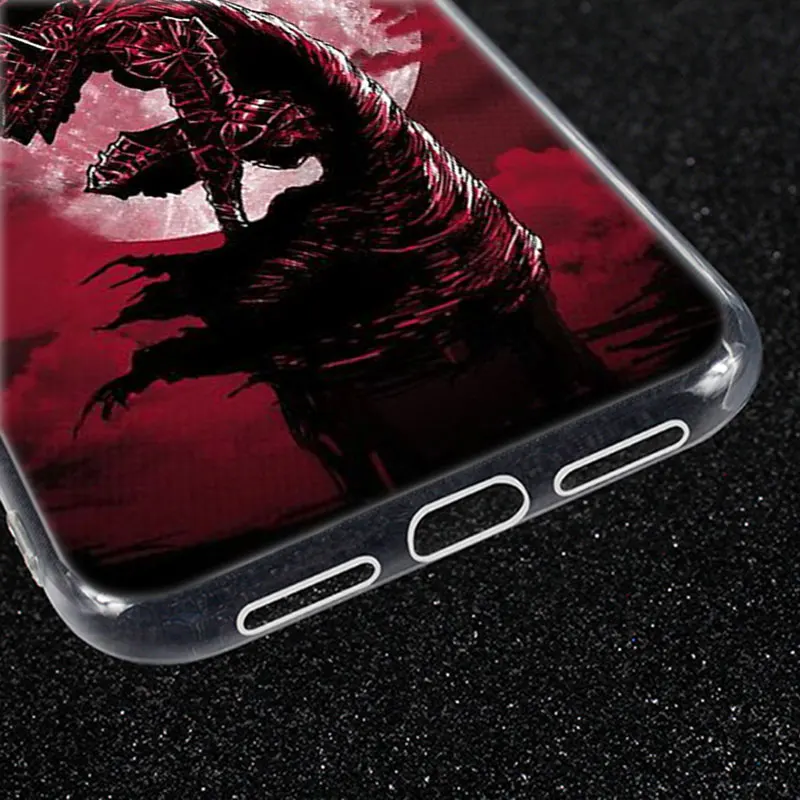 Модный силиконовый чехол Anime Berserk Guts для Apple IPhone 11 Pro XS Max X XR 7 8 6 6s Plus 5S SE TPU мягкий