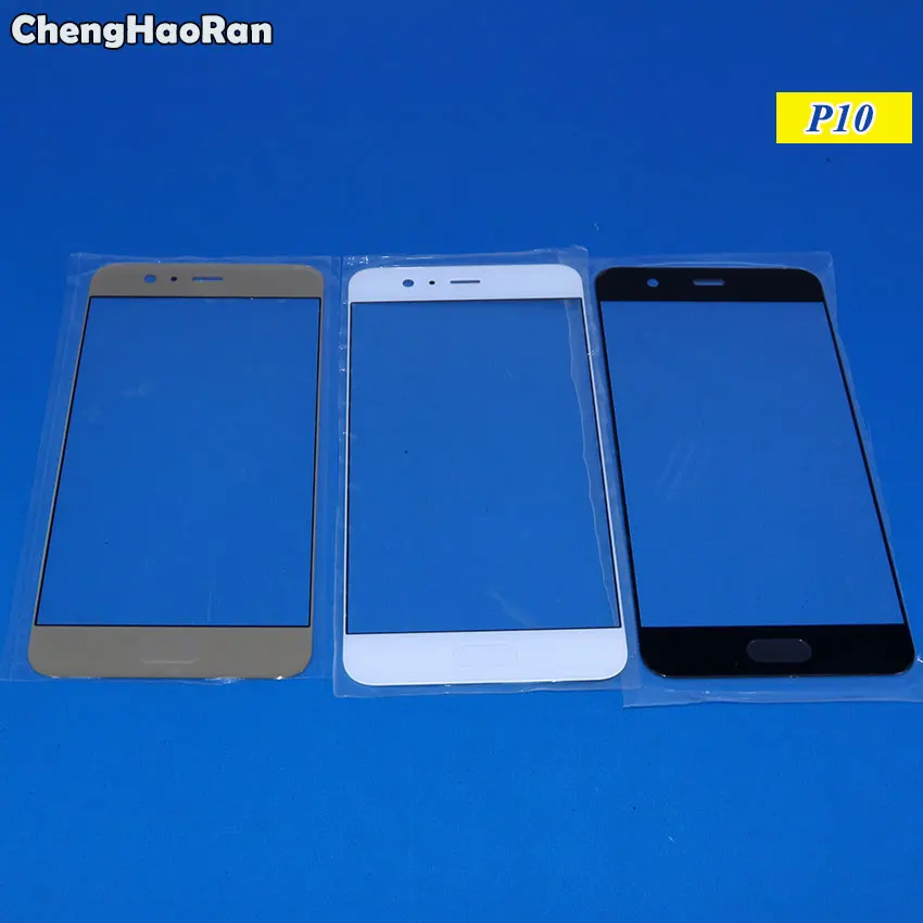 ChengHaoRan сменный ЖК передний сенсорный экран стеклянный внешний объектив для Huawei P10