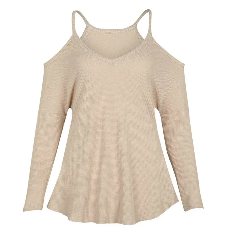 Womail 2017 Autumn Off Shoulder Women Knitwear Sweater Female V Neck Long Sleeve Jumper Winter High Elastic Sweaters#A30 | Женская