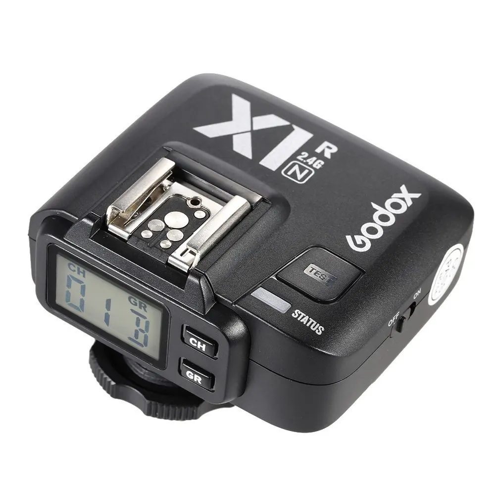 

Godox X1N X1R-N i-TTL 2.4G Wireless Receiver for Nikon D7500 D7200 D5600 D5300 D3300 D3200 D850 D810 D800 D750 D610 D500 D5 D4s