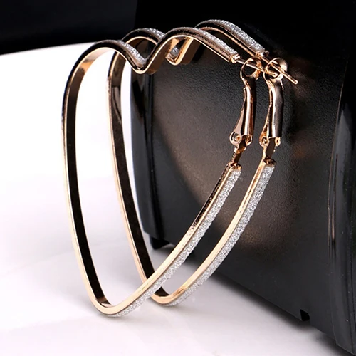 Женские модные серьги кольца в форме сердца|Серьги-кольца| |