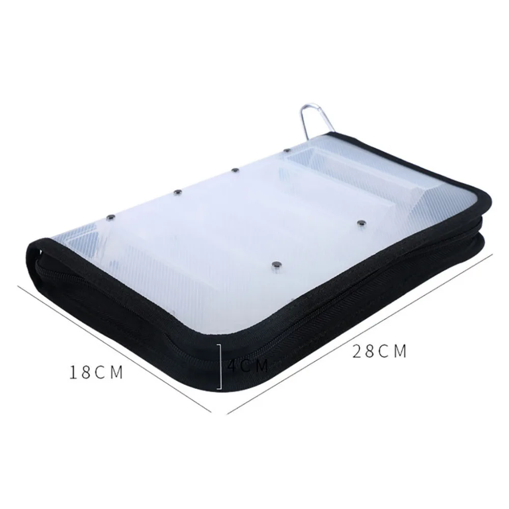 Прозрачная Портативная сумка для рыболовных снастей приманки водонепроницаемая