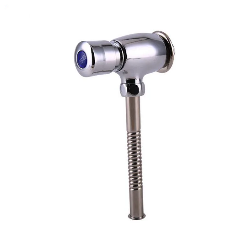 

Hand-pressing type WC urinal flush valve, Dark outfit flush valve chrome plated, Copper public toilet flush valves,Free Shipping