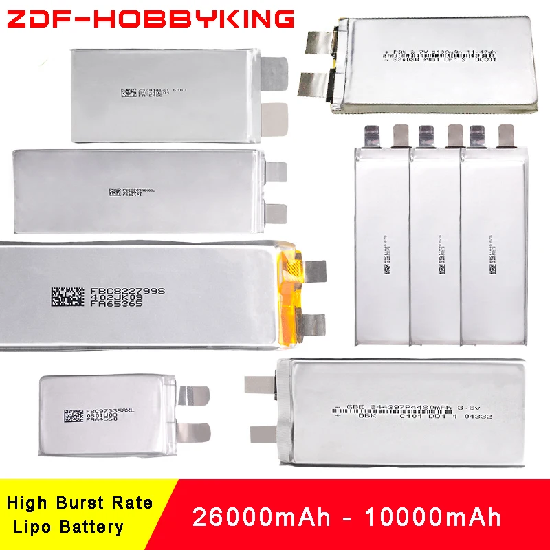 ZDF 3 7 V 2600 mah 3400 4480 6000 8300 10000 плата защиты литий-полимерных аккумуляторов для diy