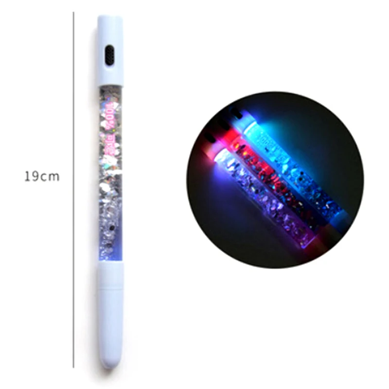 1 шт. Милая блестящая ручка кавайного цвета волшебный светильник гелевые ручки