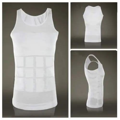 Новинка хит мужской формирователь тела жилет нижнее белье рубашка твердый живот