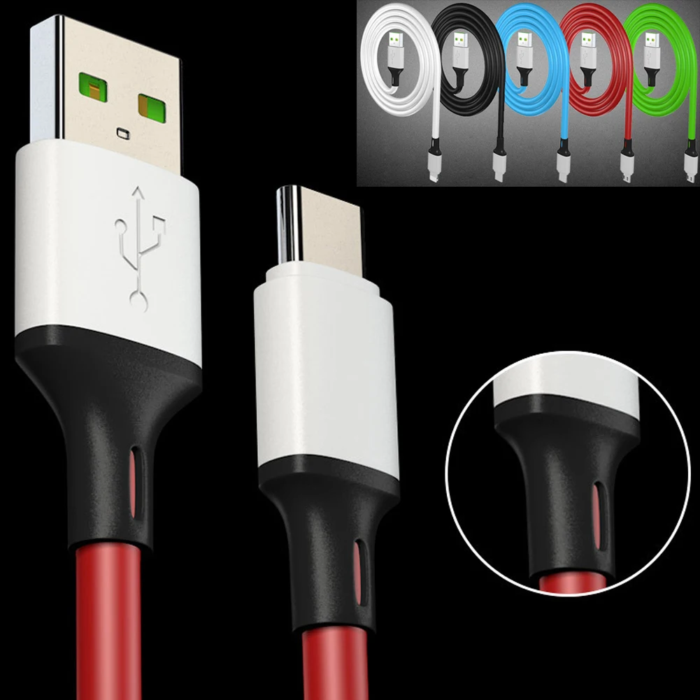 1 м Micro USB кабель для быстрой зарядки передачи данных адаптер Samsung Huawei Xiaomi Android Type C