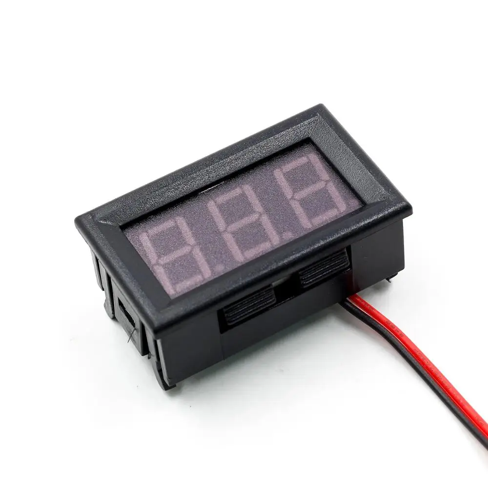 0 56 Цифровой вольтметр DC5-120V/DC 5 в до 120 цифровой напряжение Панель метр для 12 В 24 96