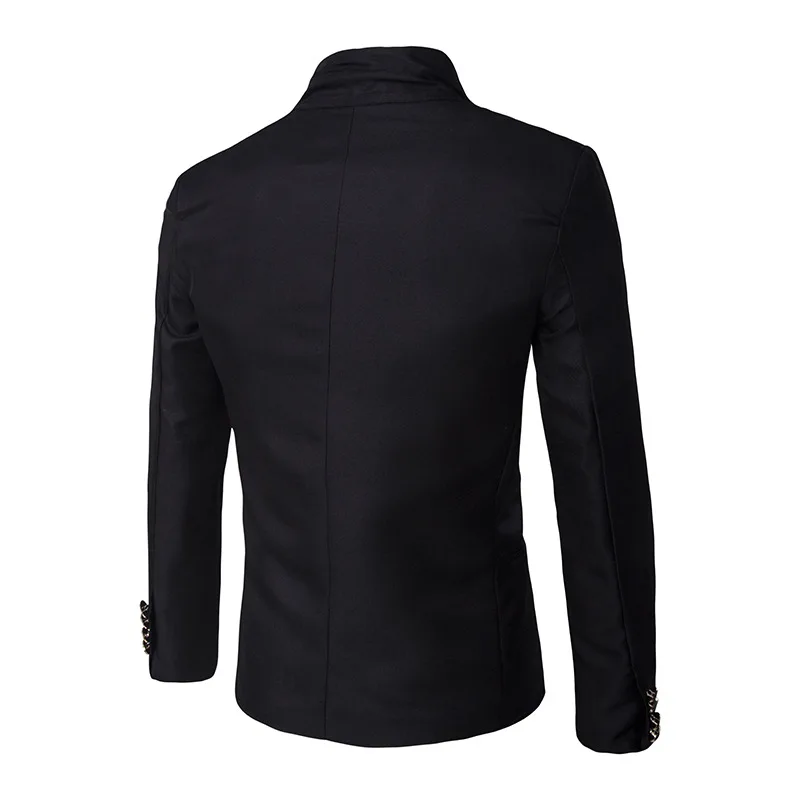 Новый стиль модный двубортный мужской смокинг метросексуал костюм пиджак платье