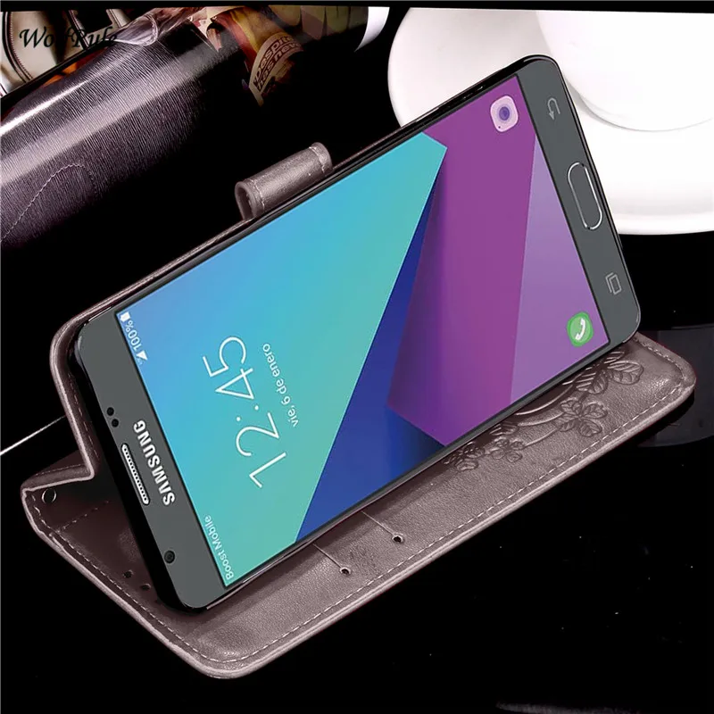 For Cover Samsung Galaxy J3 2017 Case Flip PU Wallet Phone Bag Prime J327 | Мобильные телефоны и аксессуары